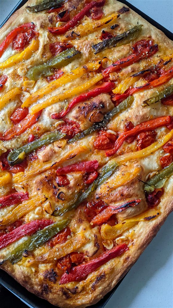 Focaccia vegetal