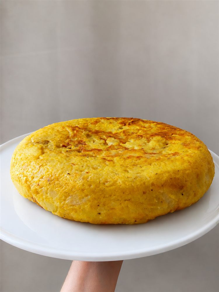 Tortilla de papas vegetal